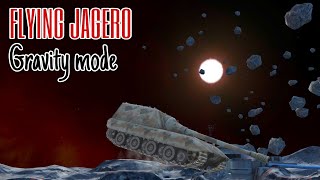 WOT Blitz flying jageroo • Gravity mode • funny moments