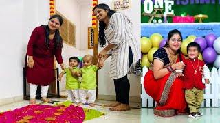 అడుగులు వేస్తే అరిసెలు || Telugu traditional baby milestones|| adugulu veste aresalu#vlogs