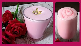 Rose Lassi & Milkshake 
3 ingredients recipe