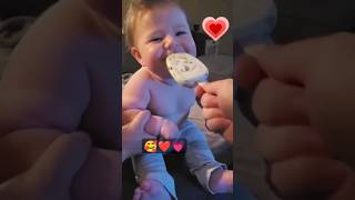 Cute baby 🍦😋 Ice cream eating#shorts