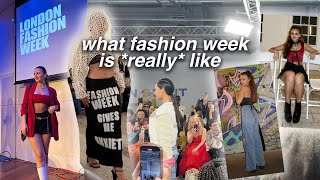 my first time at London Fashion Week! | VLOG