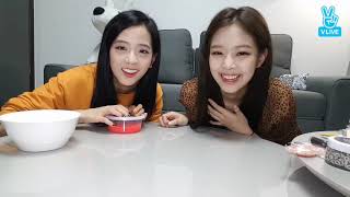 [ALL SUB] BLACKPINK JENNIE & JISOO VLIVE 2017.10.20