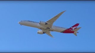 Qantas Boeing 787 Dreamliner Takeoff - VH-ZNA “Great Southern Land”