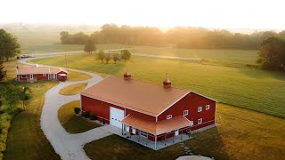 Luxury Barndominium with guest house on 80 acres in Knox County, IL!