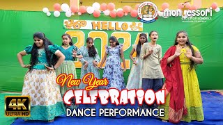 "Hello 2024" | New year celebration | Danc Performance -7 |Montessori High School | Valigonda| TS