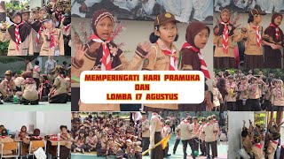 Memperingati Hari Pramuka & Hari Kemerdekaan | Lomba 17 Agustus #haripramuka #17agustus #lomba #sdn