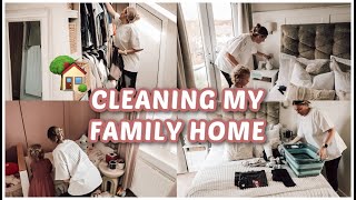 CLEANING MY FAMILY HOME | REALISTIC CLEAN WITH ME | CLEANING MOTIVATION | Emma Nightingale