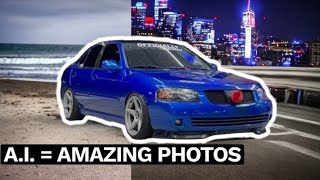 Easily change backgrounds on your car photos with ￼iOS and Android.