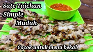 SATE TAICHAN TEFLON, TERNYATA SEENAK INI. WAJIB COBA. COCOK UNTUK MENU BEKAL SEKOLAH