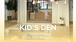 3D Interior Animation | KIDS’ DEN by Lori Paranjape | YouSee 3D Rendering Studio