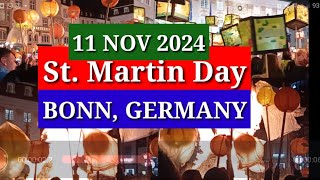 St Martin Bonn 2024 | Sankt Martinszug Bonn 2024 | St Martin day Germany | Germany video #bonn