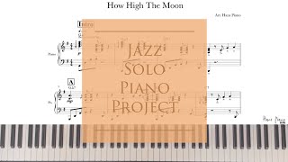 How High The Moon /Jazz Solo Piano Project / download for free transcription/ arr.HansPiano /무료악보