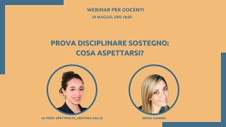 Prova disciplinare sostegno: cosa aspettarsi?