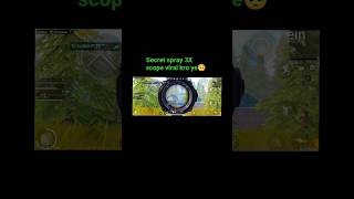 Secret❤️spray🥺3X scope zero Recoil😮trick process#viral#shortsvideos#shorts