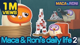 [MACA&RONI] Maca and Roni's daily life 2 | Macaandroni Channel | Funny Cartoon