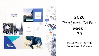 2020 Project Life: Week 39