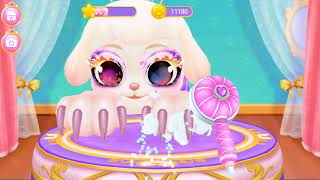 Puppy Salon Pet Care Game - Princess Libby's Puppy Salon - Makeup, Dress Up Pretty For Pets - P2