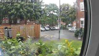 15 minutes of rain in Derby uk 🇬🇧