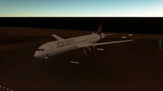 Landing Virgin Atlantic in KLAX, Runway 06R