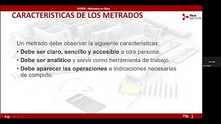 SESIÓN 01: ELABORACIÓN DE METRADOS, VALORIZACIONES Y LIQUIDACIONES EN OBRAS POR CONTRATA