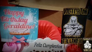 VICTOR M TRAINER - FELIZ CUMPLEAÑOS ALUMNA GERALDINE 💪🎉🎊🎂💪