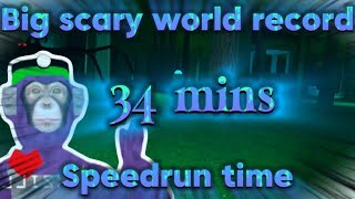 Big scary speedrun 1-17 (world record best time)(no glitches)