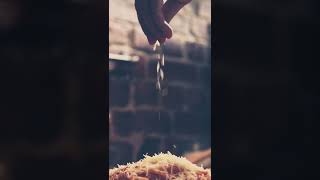 Sprinkling Cheese On Spaghetti #short