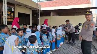 Polsek kandangan giat konseling psikologi dengan siawa TK ABA II