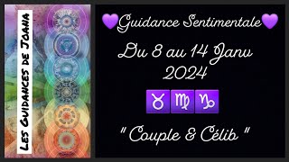 ❄️💜Guidance Sentimentale signe TERRE💜❄️du 8 au 14 Janv 2024⭐️ Couple & Célib ⭐️