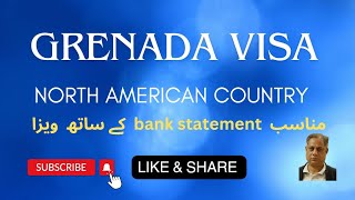 Grenada Visa  | North American Country | Apply With Low Bank Statement