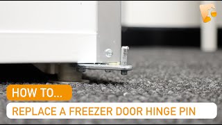 How to Replace an Indesit Fridge Freezer Door Hinge Pin