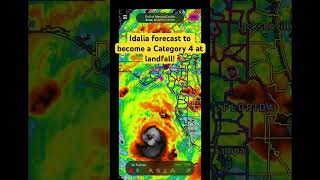 #Idalia could become a category 4 MAJOR #hurricane!