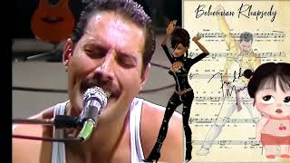 Queen - Wembley stadium London 1985 - Bohemian Rhapsody 3