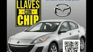 Programación de llave con chip para MAZDA 3 2011