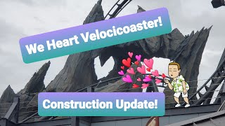 Velocicoaster Construction Update - October 20, 2020 - New for 2021 - Universal Orlando Resort