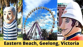 Eastern Beach, Geelong, Victoria Trip 2021 I The Bollard Sculpture Walk, Victoria I Australia