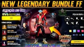 New Legendary Bundle Review | RAMPAGE 4.0 Legendary Bundle Review | Next Legendary Bundle Free Fire