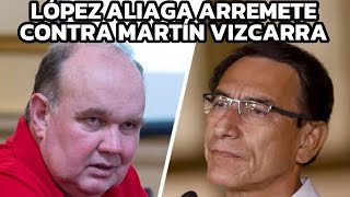 LÓPEZ ALIAGA arremete contra VIZCARRA por promesas incumplidas y denuncia complicidad mediática