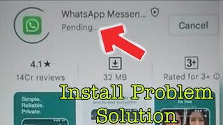 PlayStore Pending Problem Solved - Install Problem Solved|GMP