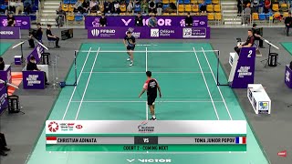 Christian Adinata vs Toma Junior Popov (FRA) | Badminton Orleans Masters 2023 Round of 32