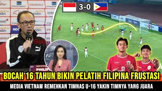 MAKIN NGERI ~ Bocah 16 Tahun Bikin Pelatih Filipina Frustasi ~ Media Vietnam klaim Juara AFF U-16