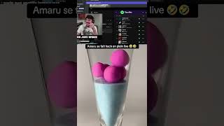 Amaru se fait hack en live 😲 #live #twitch #amaru #shorts #jlamaru #jobless #france #react #youtube