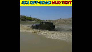 4X4 Mud Test / Thar Vs Fortuner Vs Tractor #shorts