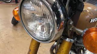 1972 Honda CB175 - Project - Idle, Walkaround