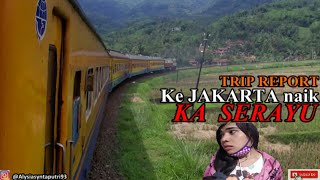 Trip by Train - KA Serayu Pagi Sidareja - Pasar Senen | Perjalanan Naik Kereta Api Terindah