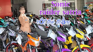 bất ngờ Honda Sonic 150r - raider satria đồng loạt rớt liên tục | Mỹ shop xe 24h