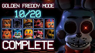 Five Nights at Freddy's 2 - Golden Freddy Mode | 10/20 | COMPLETE