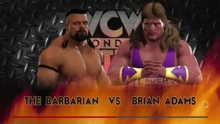 WWE 2K17 testing out wcw barbarian still needs some work.