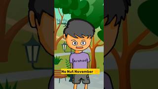 No Nut November funny video 🤣 | funny shots | animation video #ytshorts #meme #shorts