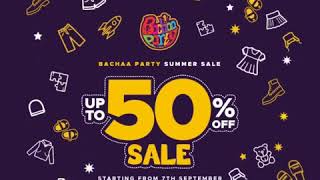 THE BACHAA PARTY SUMMER SALE